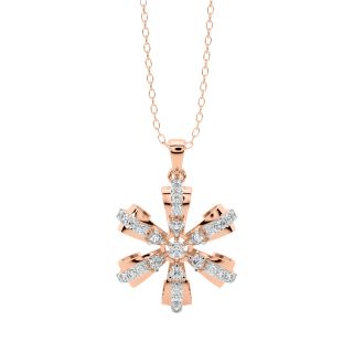 Keily Round Diamond Office Wear Pendant